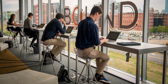 Conference hall filled with attendees