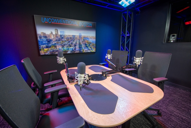 Conference hall filled with attendees