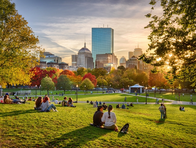 Conference hall filled with attendees