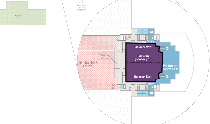 Conference hall filled with attendees