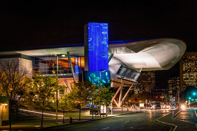 Conference hall filled with attendees
