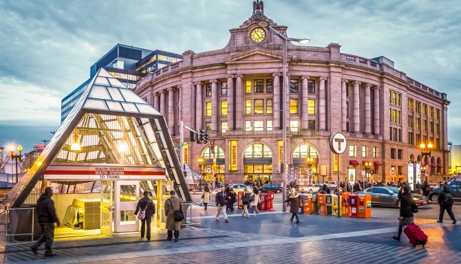 Conference hall filled with attendees