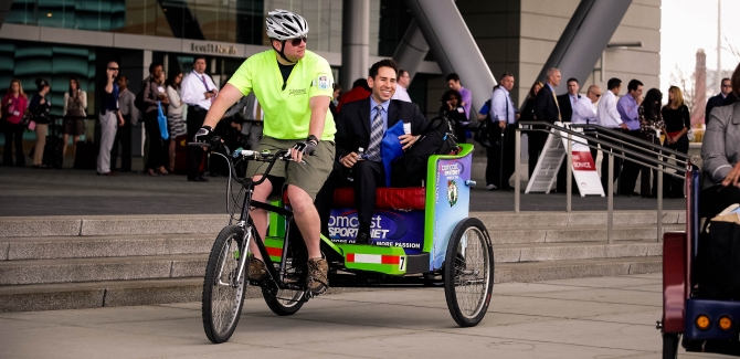 Conference hall filled with attendees