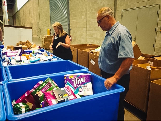 Conference hall filled with attendees