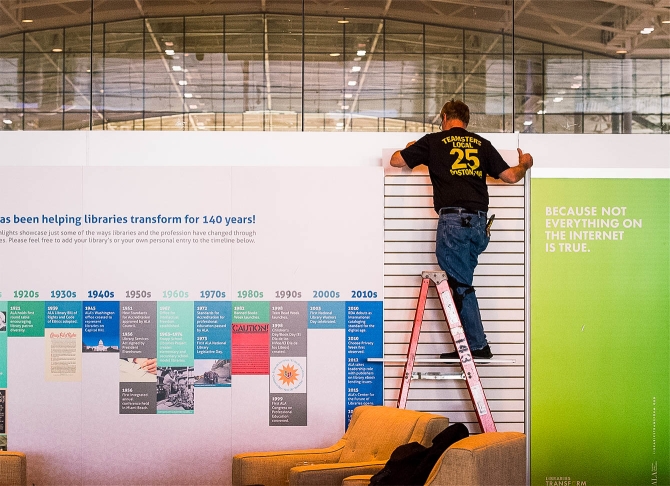 Conference hall filled with attendees