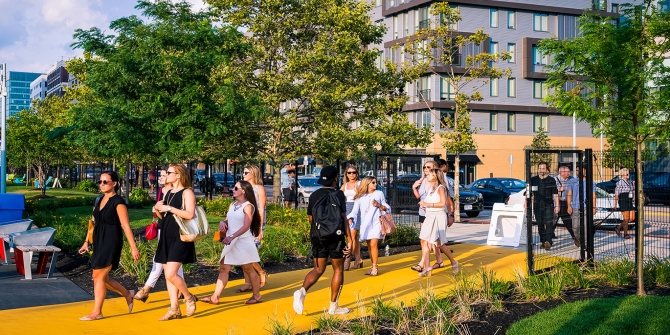 Conference hall filled with attendees