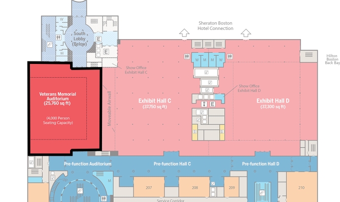 Conference hall filled with attendees