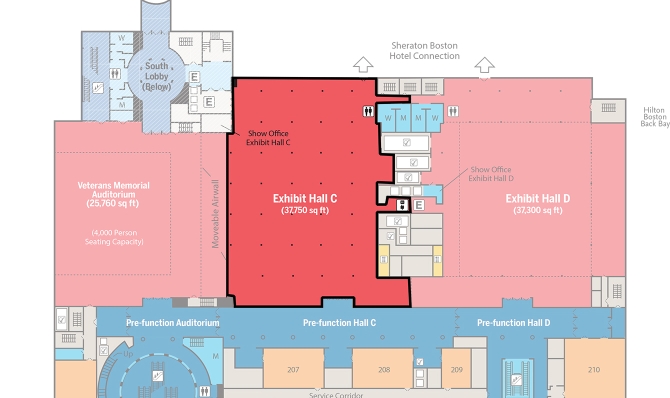 Conference hall filled with attendees