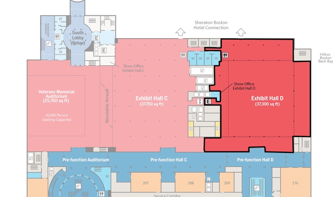 Conference hall filled with attendees