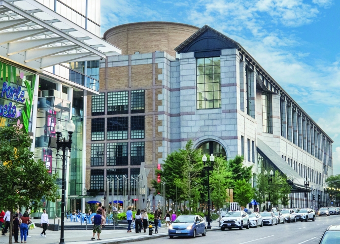 Conference hall filled with attendees