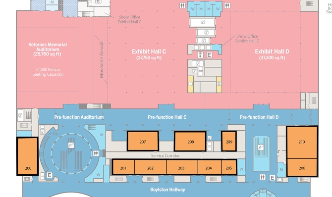 Conference hall filled with attendees