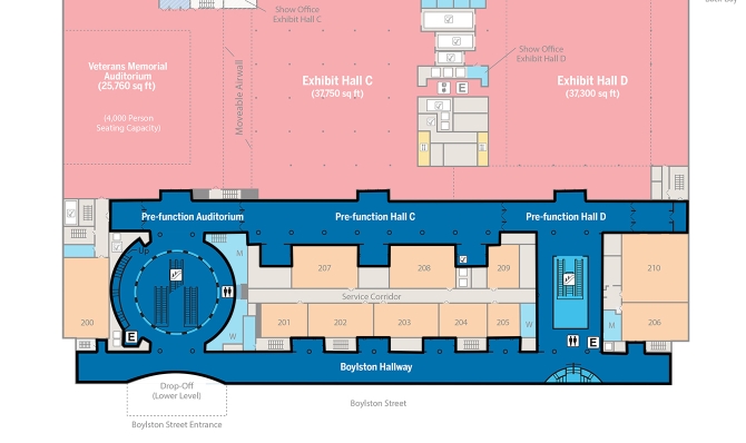 Conference hall filled with attendees