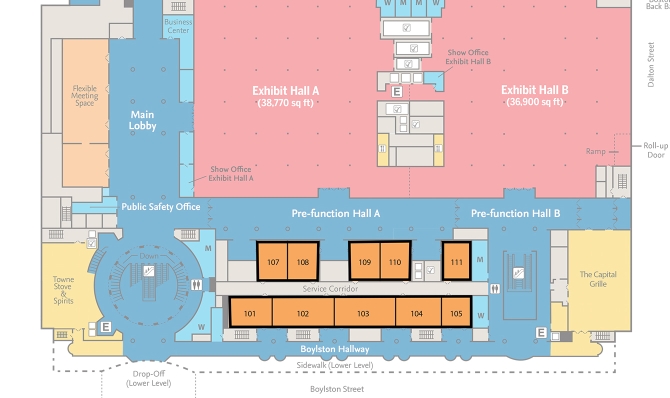 Conference hall filled with attendees