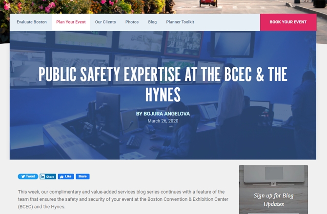 Conference hall filled with attendees