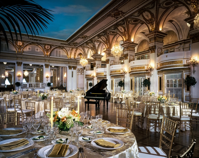 Conference hall filled with attendees