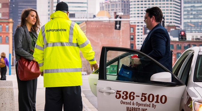 Conference hall filled with attendees