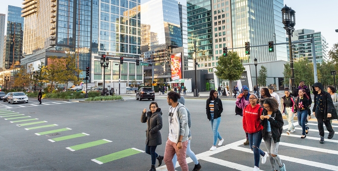 Conference hall filled with attendees