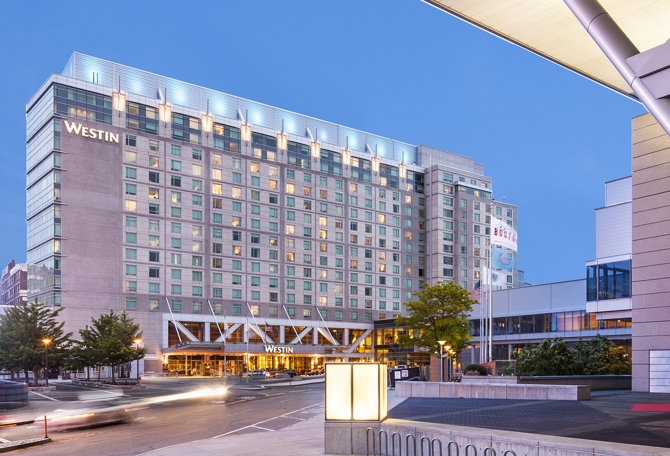 Conference hall filled with attendees