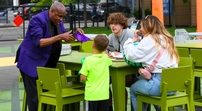 Conference hall filled with attendees