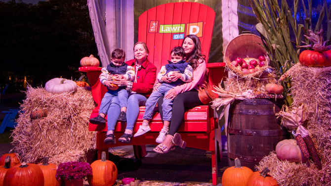 Conference hall filled with attendees