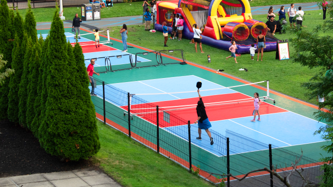 Conference hall filled with attendees