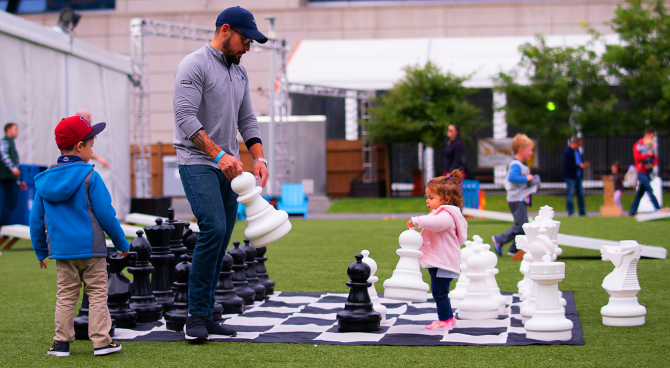 Conference hall filled with attendees