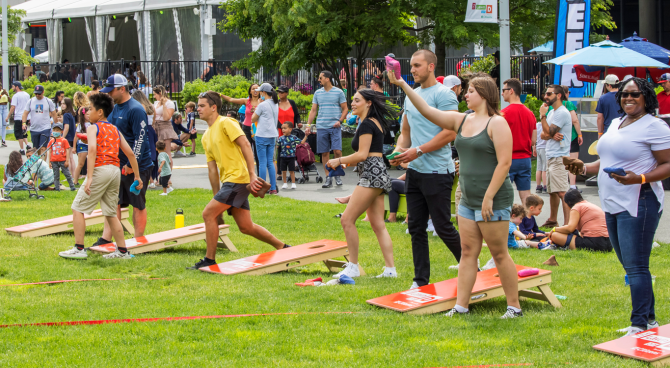 Conference hall filled with attendees