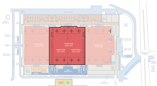 Conference hall filled with attendees