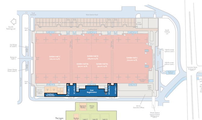 Conference hall filled with attendees