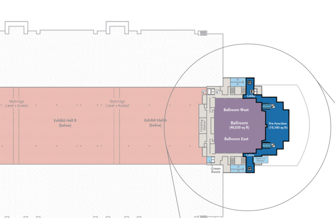 Conference hall filled with attendees