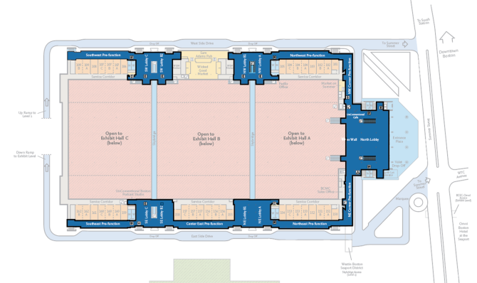 Conference hall filled with attendees